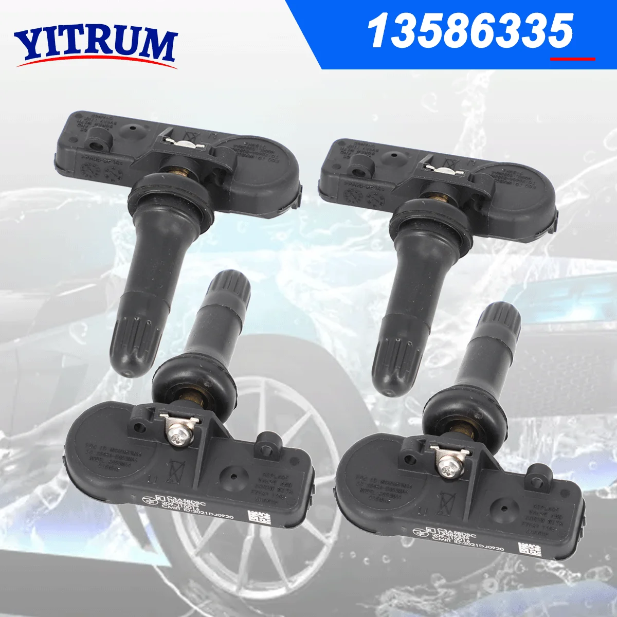 

TPMS Sensor for Cadillac Escalade 2012 SLS 2006 Chevrolet Cobalt 2009 2008 Express Series Impala Malibu GMC Yukon All 13586335