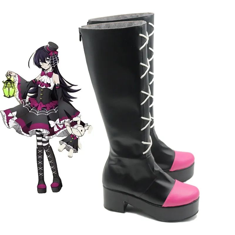 Anime Bungo Stray Dogs Kyoka Izumi Cosplay Shoes Handmade Faux Leather Costume Boots