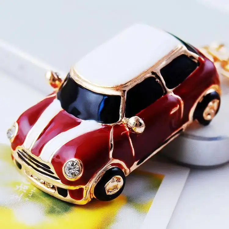 2024 Car Model Metal Keychain Key Ring For MINI ONE COOPER Car Creative Key Accessories Decoration