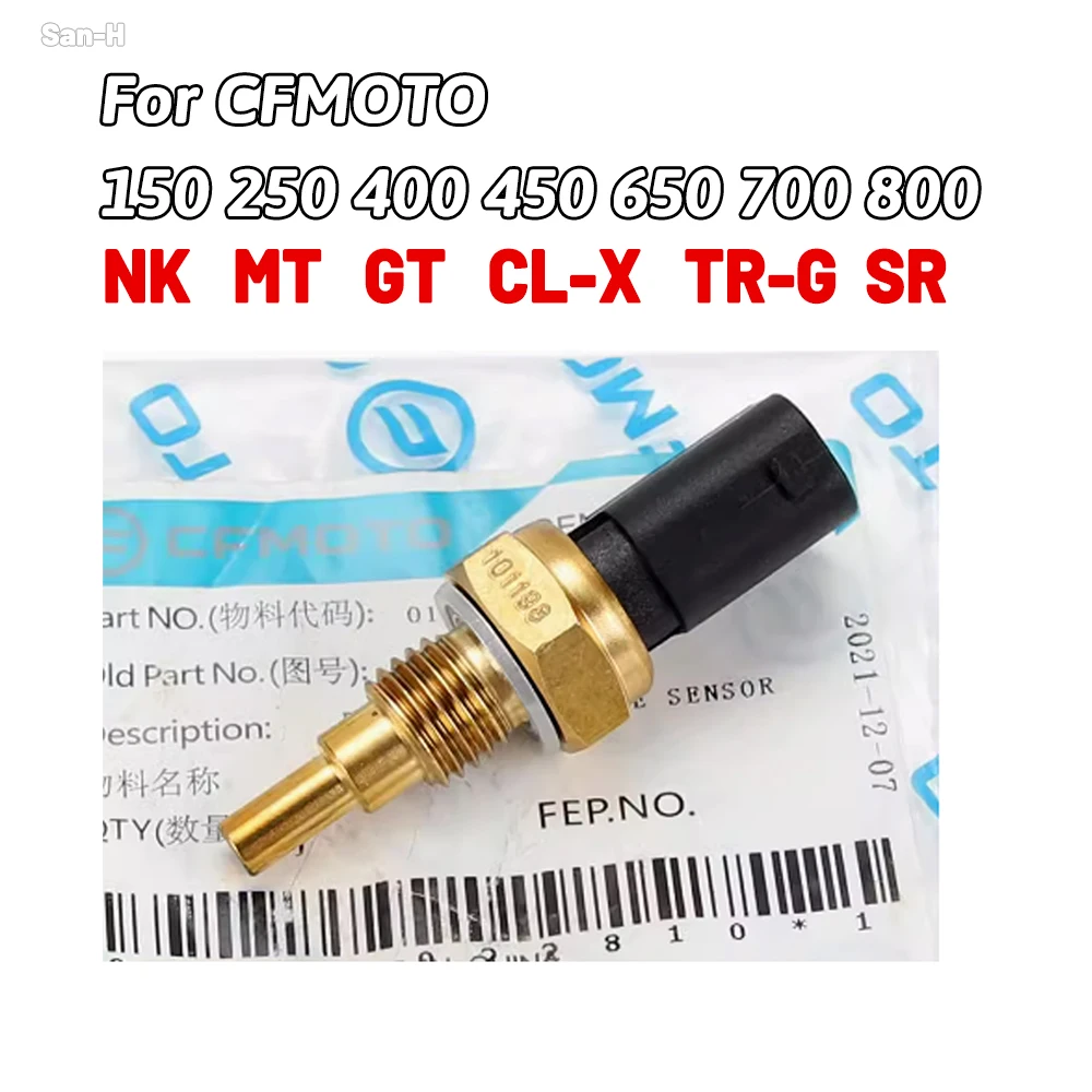 For CFMOTO 150 250 400 450 650 700 800 NK MT GT CLX TR-G SR  Series  Original parts Water temperature sensor