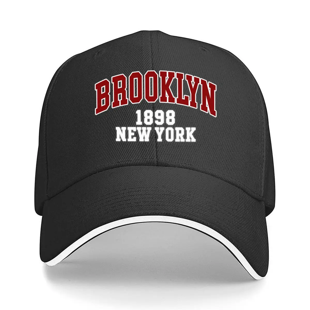 Brooklyn 1898 New York Collegiate Varsity Lettering Sandwich Baseball Cap