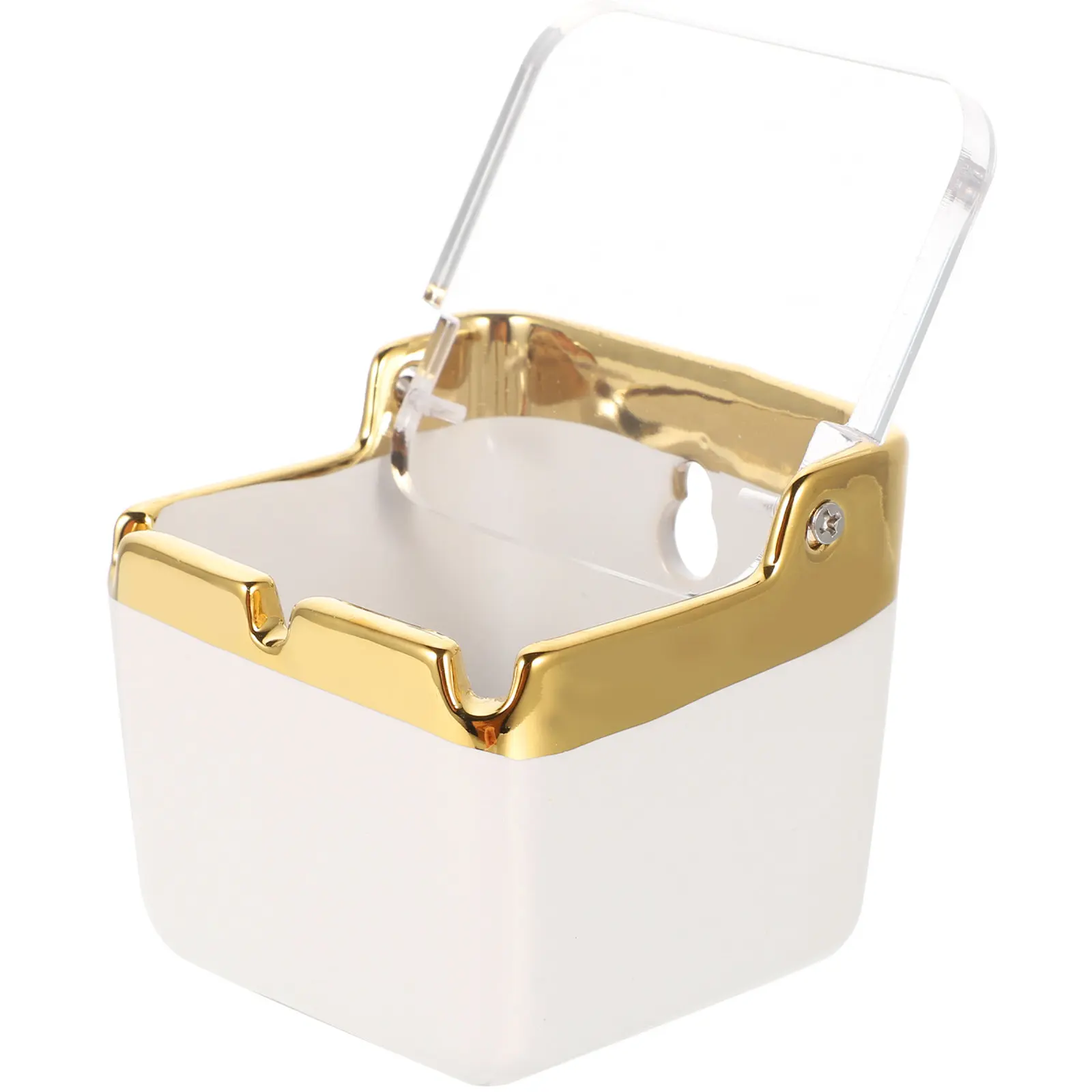 

Ashtray with Lid Vintage Party Ashtrays for Cigarettes Indoor Butt Container Windproof Covers Outdoor Office