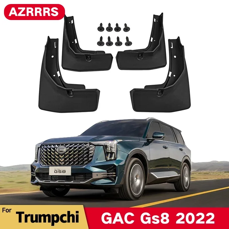 

Mud Flaps For Trumpchi GAC GS8 2022 Splash Guards MudFlaps Front Rear Mudguards Fender Car Exterior Accessories