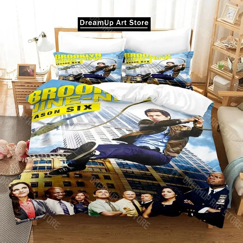 

2023 Trend Brooklyn Nine-Nine Комплект постельного белья Single Twin Full Queen King Size Комплект постельного белья для взрослых и детей Комплекты пододеяльников для спальни Аниме Кровать