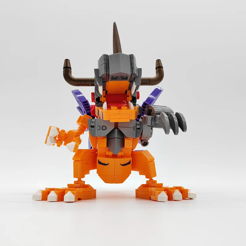 Digital Monster Adventure Modello Building Blocks Kit di mattoni Digimon Agumon Garudamon Metallo Greymon Figure Set Giocattolo del fumetto Regalo