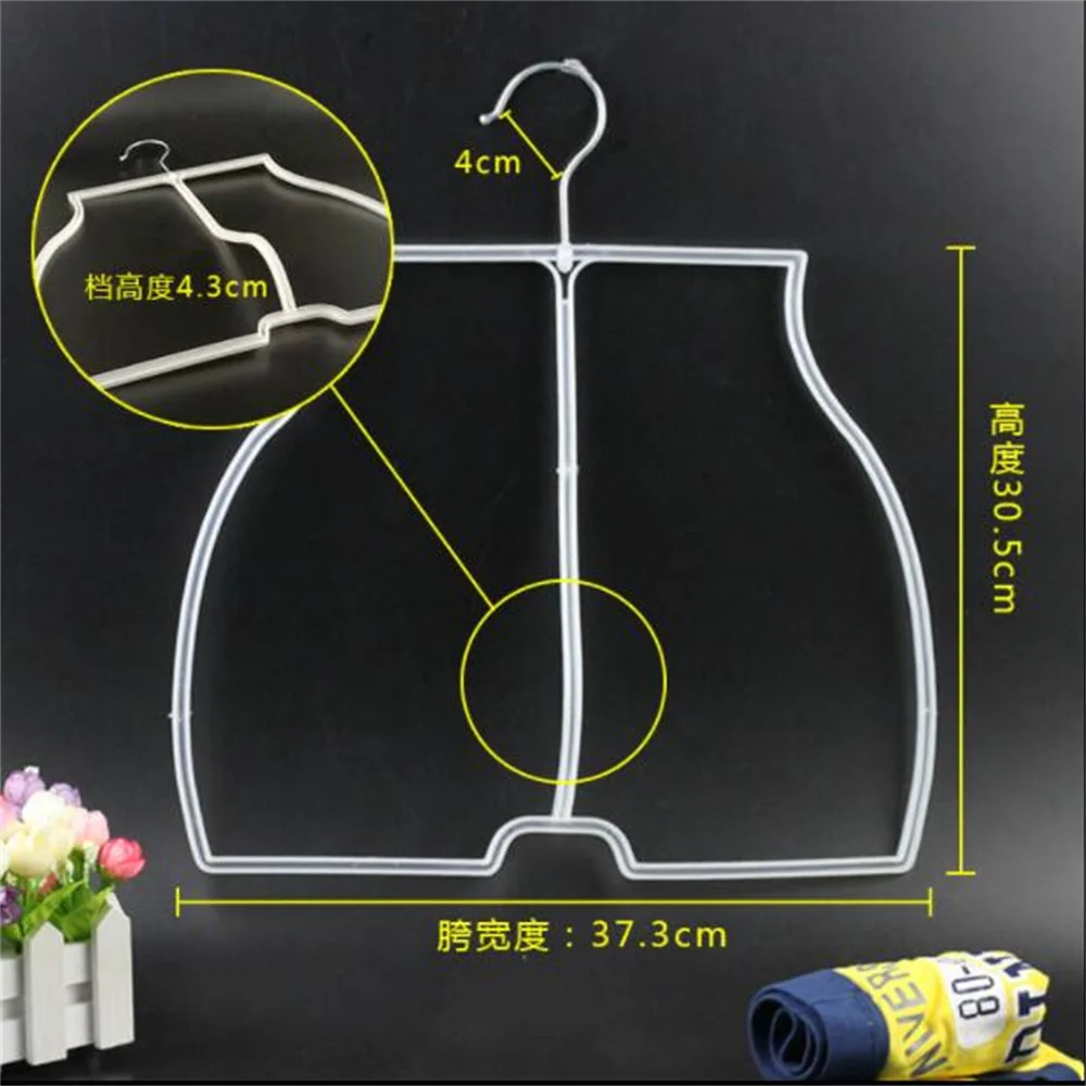 Universal Mannequin Round Hook Rack, Plastic Trouser Ring, Female Underwear Hanger, Clothes Store Display, Boxer Pants,C059