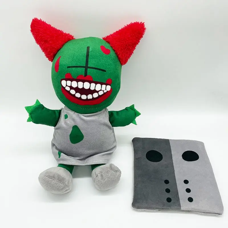 Stuffed 22cm Game Madness Combat Cute Tricky the Clown Removable Mask Plush Toy for Kids Fans Birthday Holiday Gifts Collect