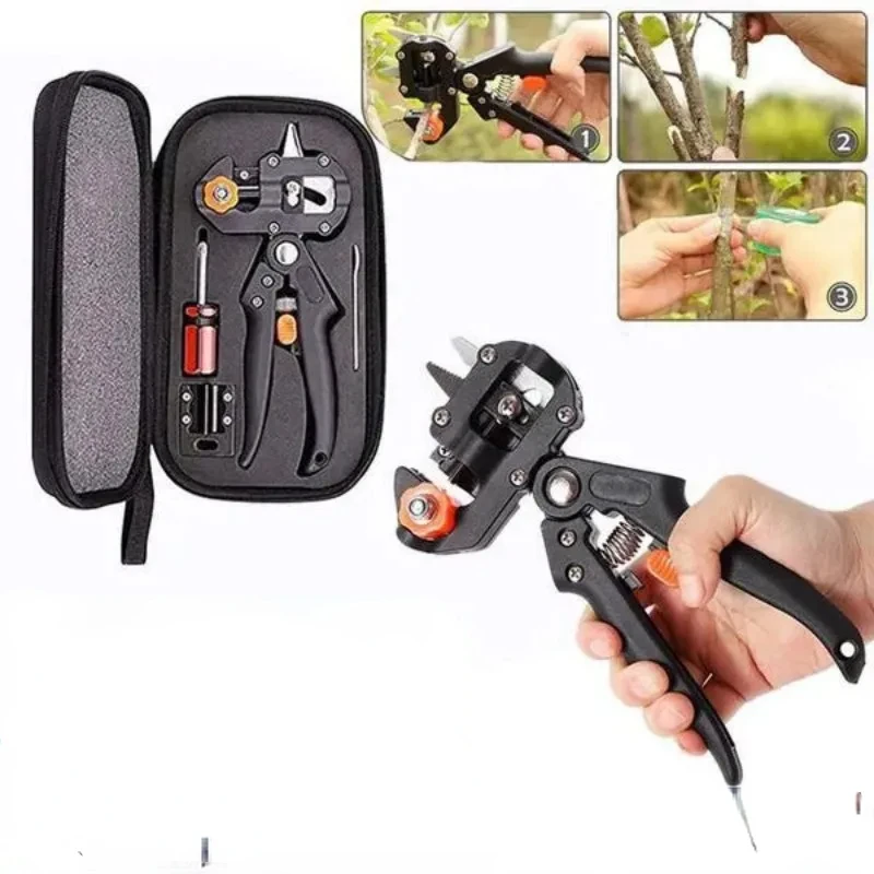 

2 In 1 Grafting Pruner Scissor Garden Tool Professional Branch Cutter Secateur Pruning Plant Fruit Tree Scissor Chopper Grafting