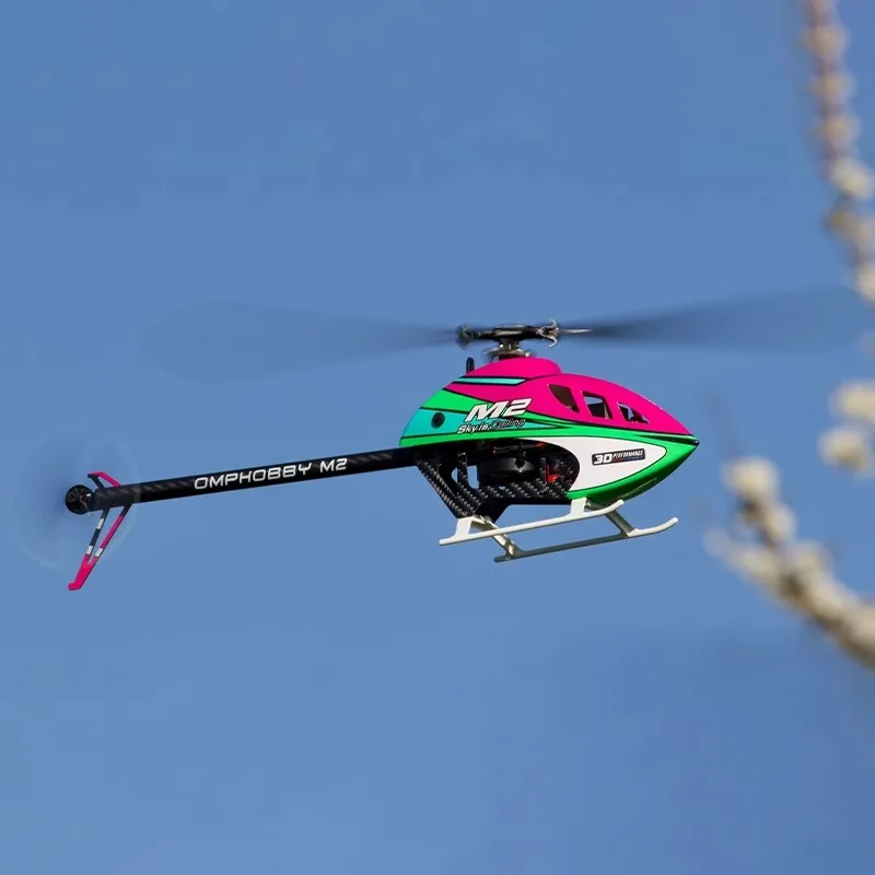 OMPHOBBY Langyu M2 V3 PRO3D Spezialeffekte, ausgefallener professioneller RC-Fernbedienungs-Modellhubschrauber 2025, neues Modell