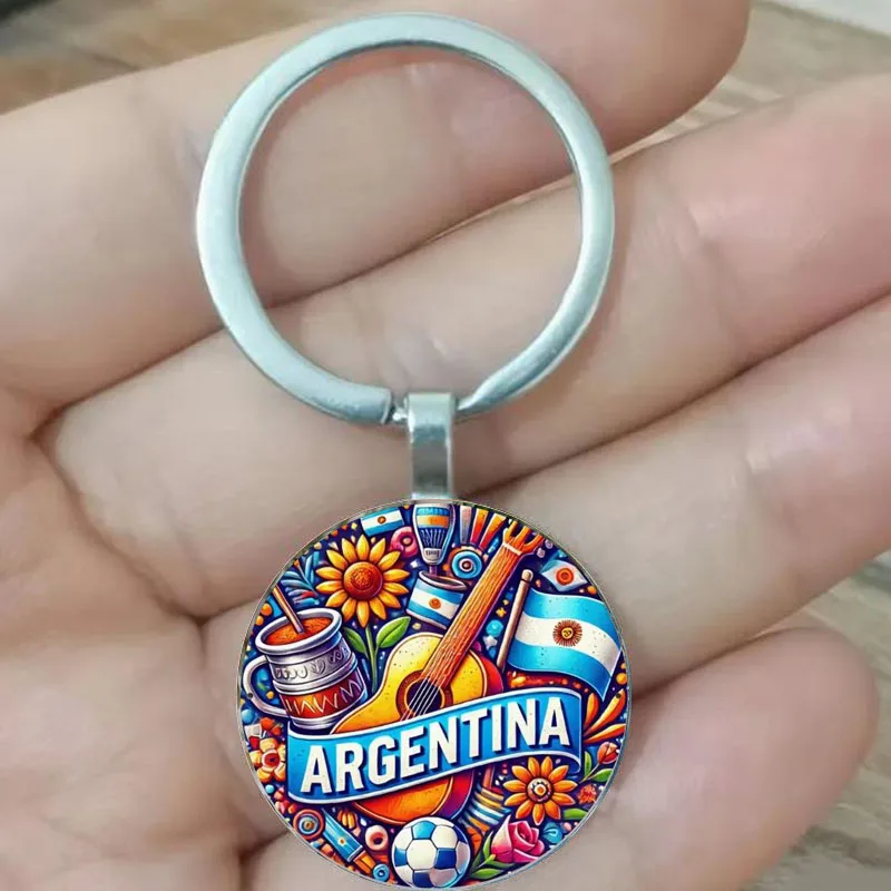 El viajero llavero con temática argentina es un regalo pensativo para entusiastas de la cultura argentina.