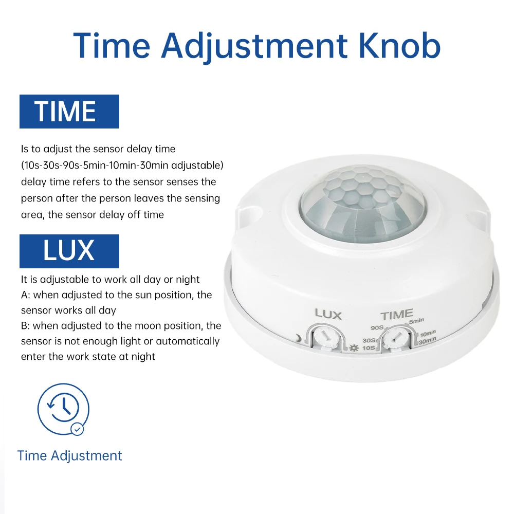 AC 220-240V LED Infrared Motion Sensor Detection Automatic Sensor Light Switch 360 PIR Motion Human Body Detector Lamp Switch