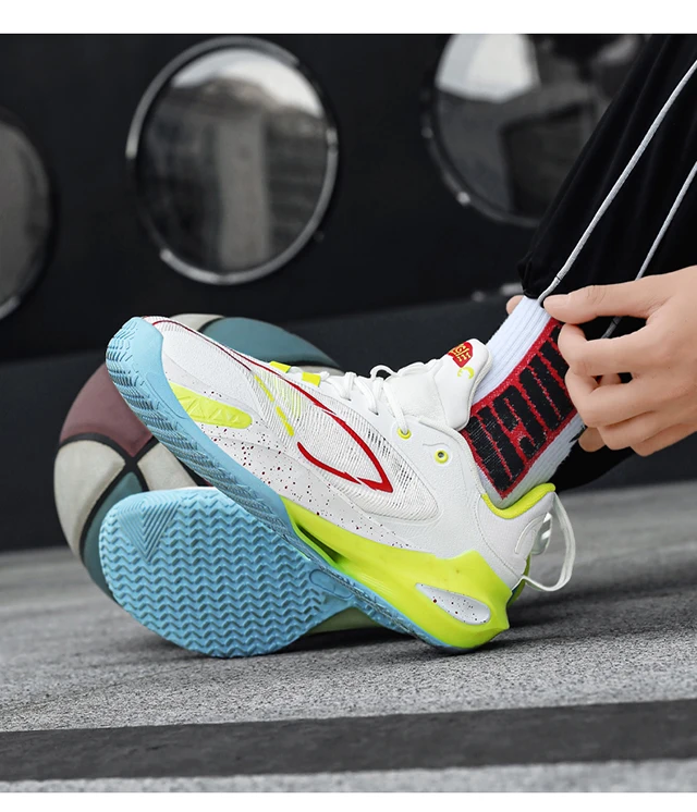 2025 رائجة البيع أحذية كرة السلة للرجال والنساء جودة أحذية رياضية منخفضة الأعلى للمراهقين أحذية تدريب عملية #6