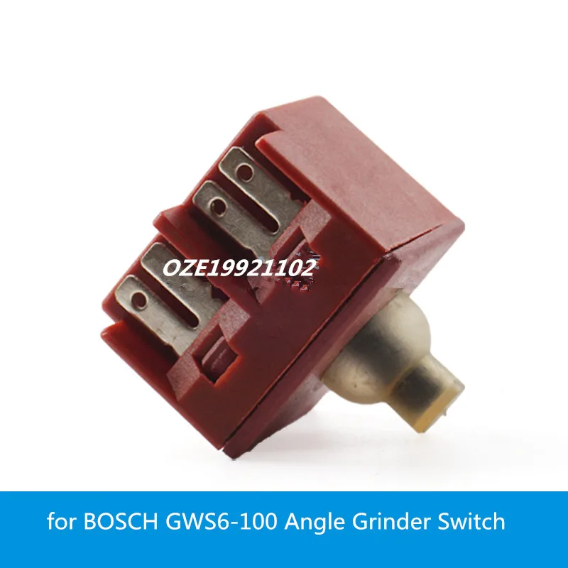 Interruptor de amoladora angular, accesorios de amoladora angular para GWS6-100/GWS-125 8-100/6600 6000 9553 9556HN/HB, 1 ud.