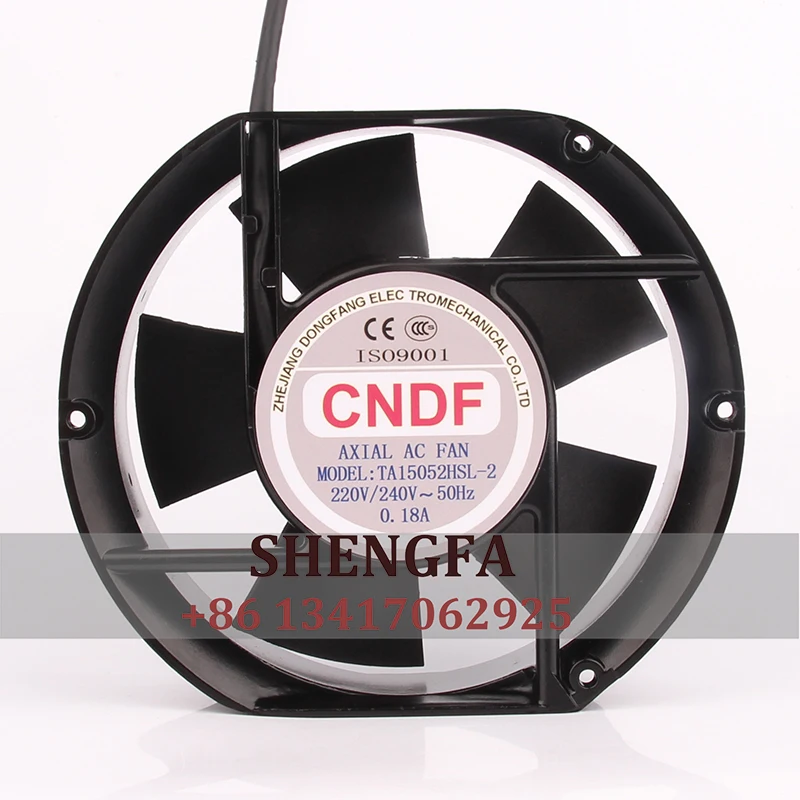 CNDF TA15052HSL-2 Case Fan  AC220V 0.18A DC EC 172X150X51MM 17CM 17251 Centrifugal Industrial Exhaust Axial Flow Cooling Fan