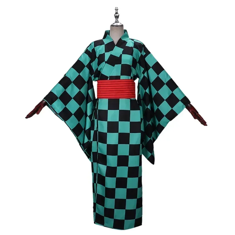 

Uniform Anime Cosplay Kamado Tanjirou Kimono Costume