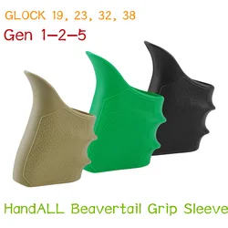 Pour GLOCK 19, 23, 32, 38 (Gen 1-2-5) Poignée En Caoutchouc Manchon Pour 357 SIG, 40 S & W, 45 ÉCART