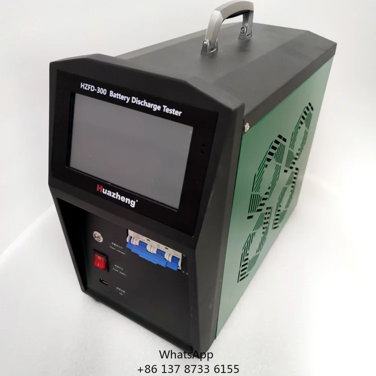 Huazheng HZFD-300 24V/48VDC 1-300Amp Voltage, Current And Capacity Test High Precision Battery Discharge Tester