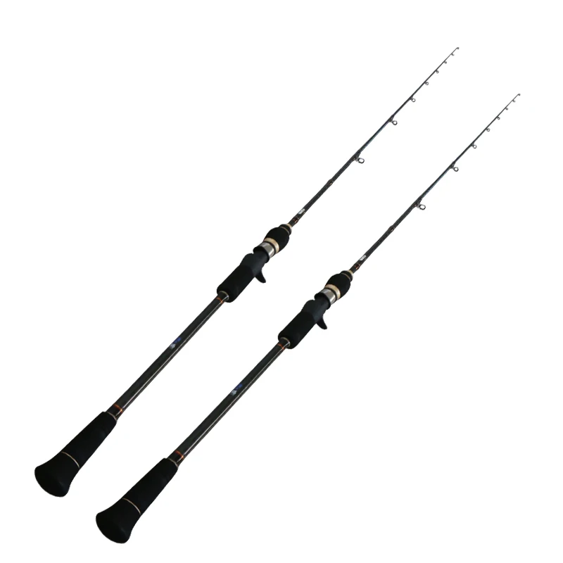 

New arrival 1.83m/1.95m high carbon fiber sea fishing bass bait casting rods slow jigging rod