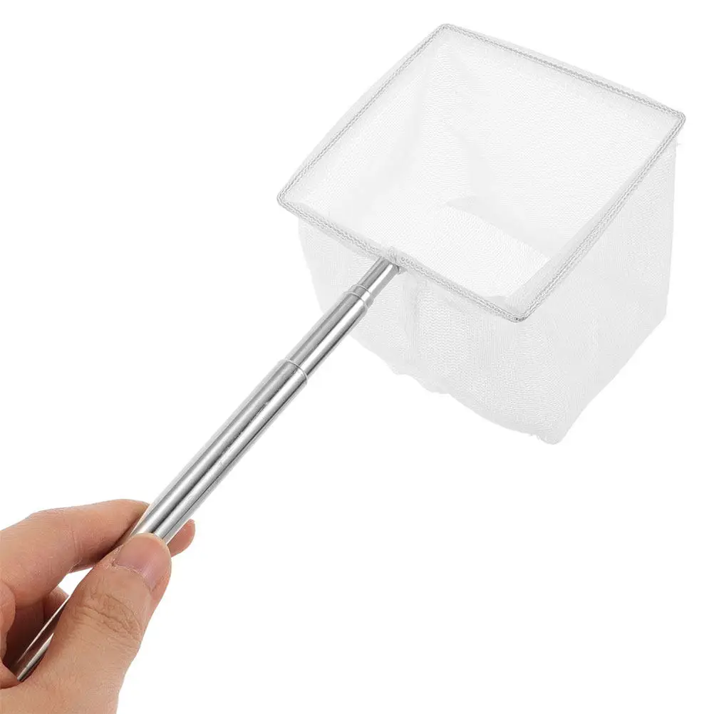 

3Pcs Stainless Steel Telescopic Fishing Net Portable Flexible Coarse Fine Mesh Scoop for Freshwater Saltwater Fish Shrimp Crab