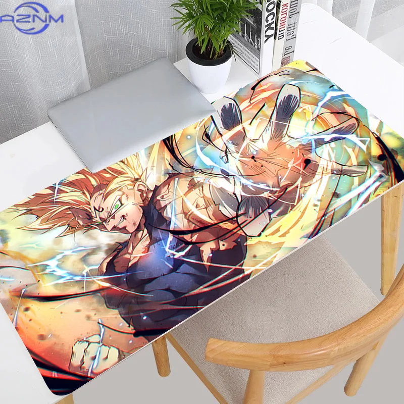 DBZ Anime Mouse Pads Oversized Gamer Extended Desk Mat Notbook Keyboard Pad Dragon Ball Gaming Accessories Colorful Mousepads