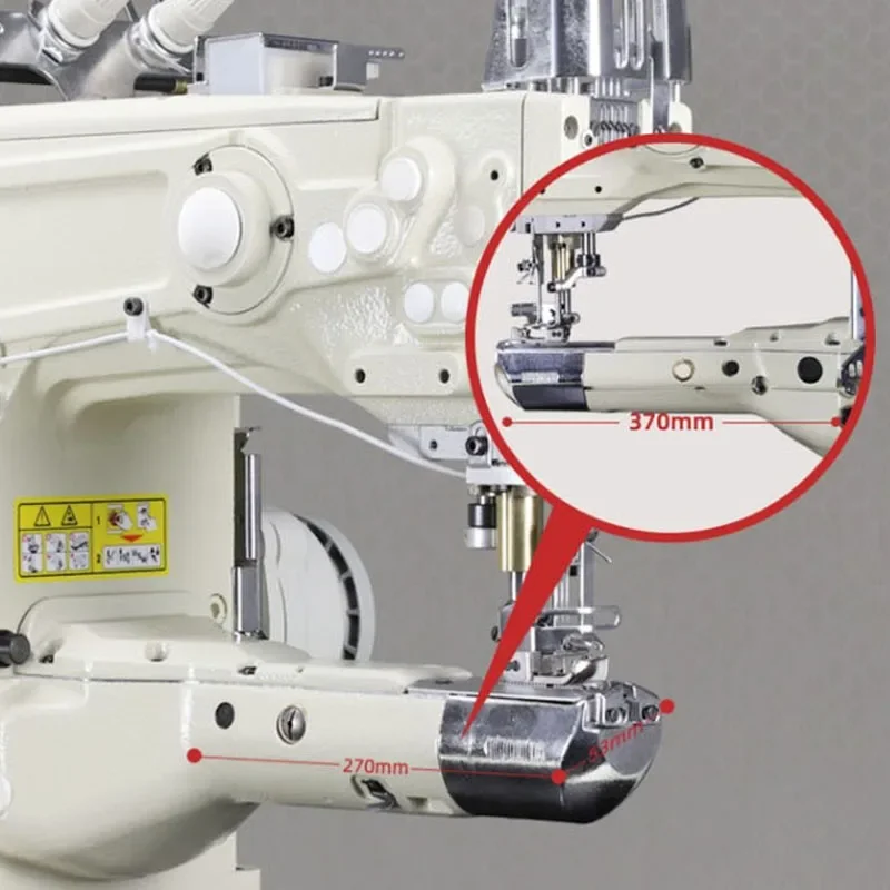 

KX1500 Vertical Manual Sewing Machine - Multi-Function Multi-Needle Embroidery Tool with Automatic Lubrication, 220V, for Clothi