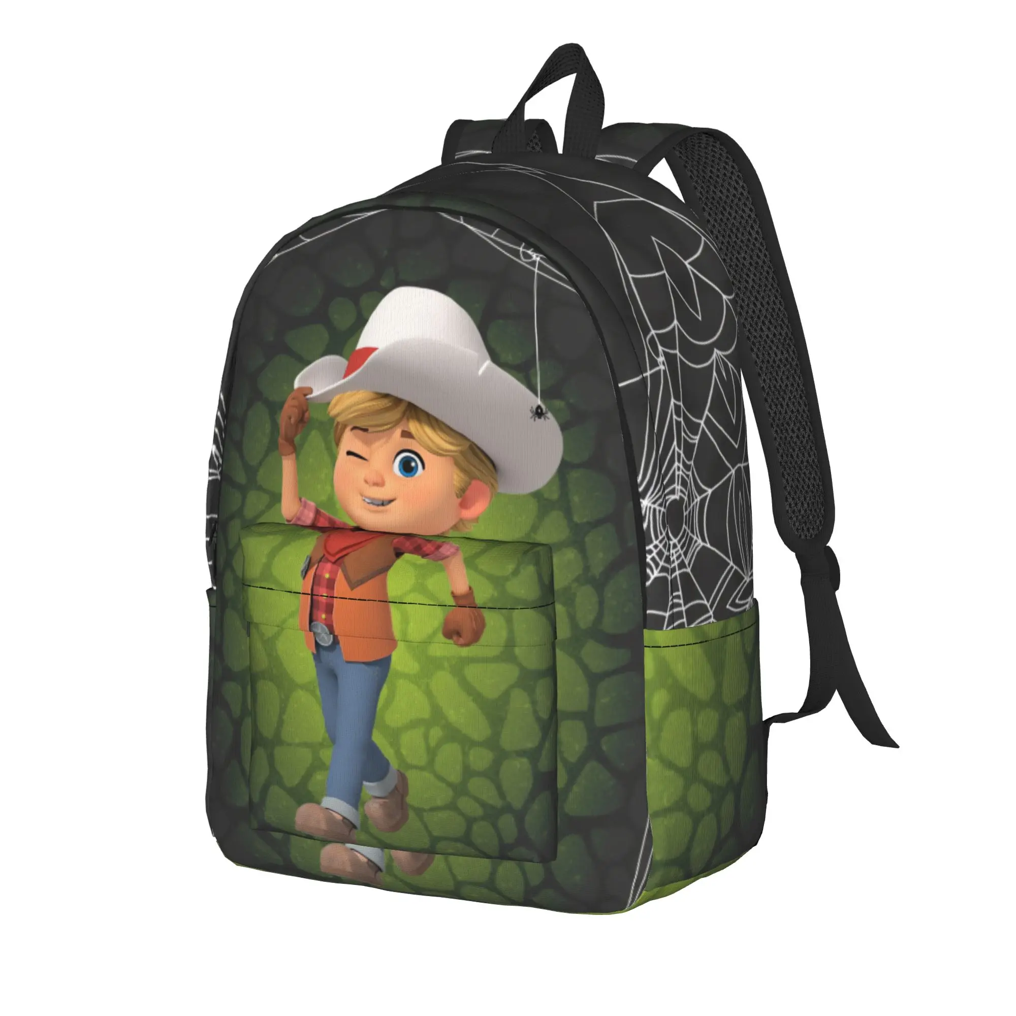 D-Dino Ranch Backpack  Travel Backpacks Female Aesthetic School Bags Design Large Rucksack