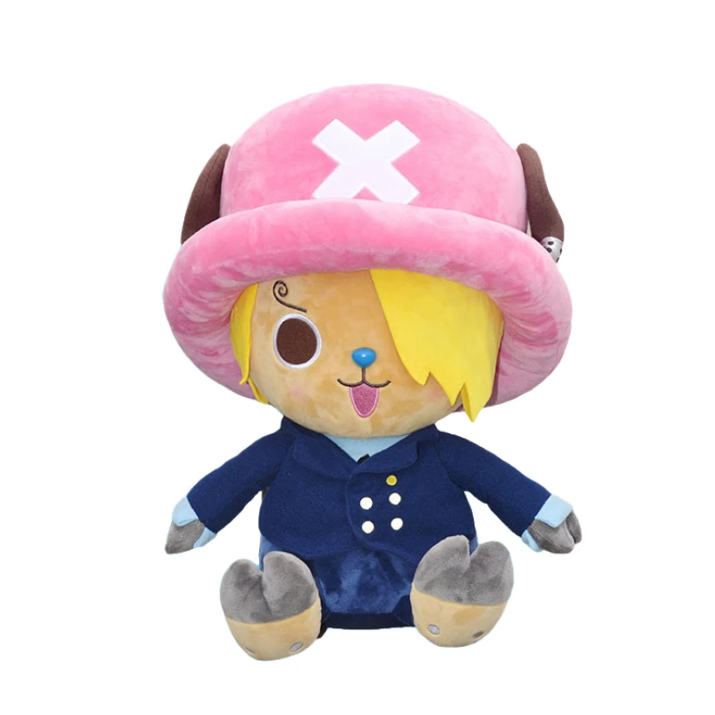 Japanische Anime 25 cm One Piece Original Plüschtiere CartoonFigure Ruffy Chopper Ace Roronoa Zoro Niedliche Stoffpuppe Kinder Weihnachtsgeschenke – Detail 5