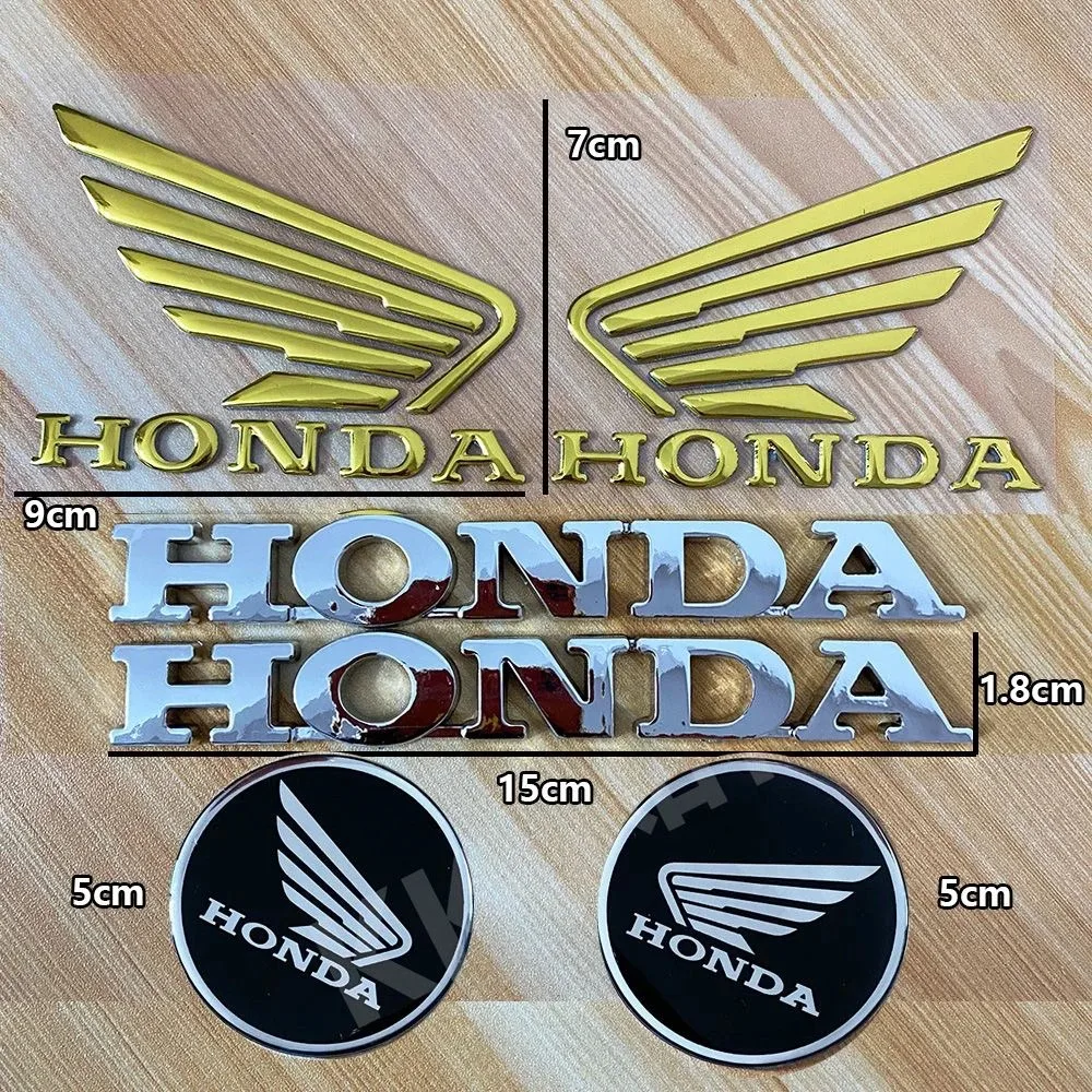 ホンダ 3D オートバイ修正されたステッカー円形ラベル電気メッキ文字防水オートバイ装飾アクセサリー Cb650r