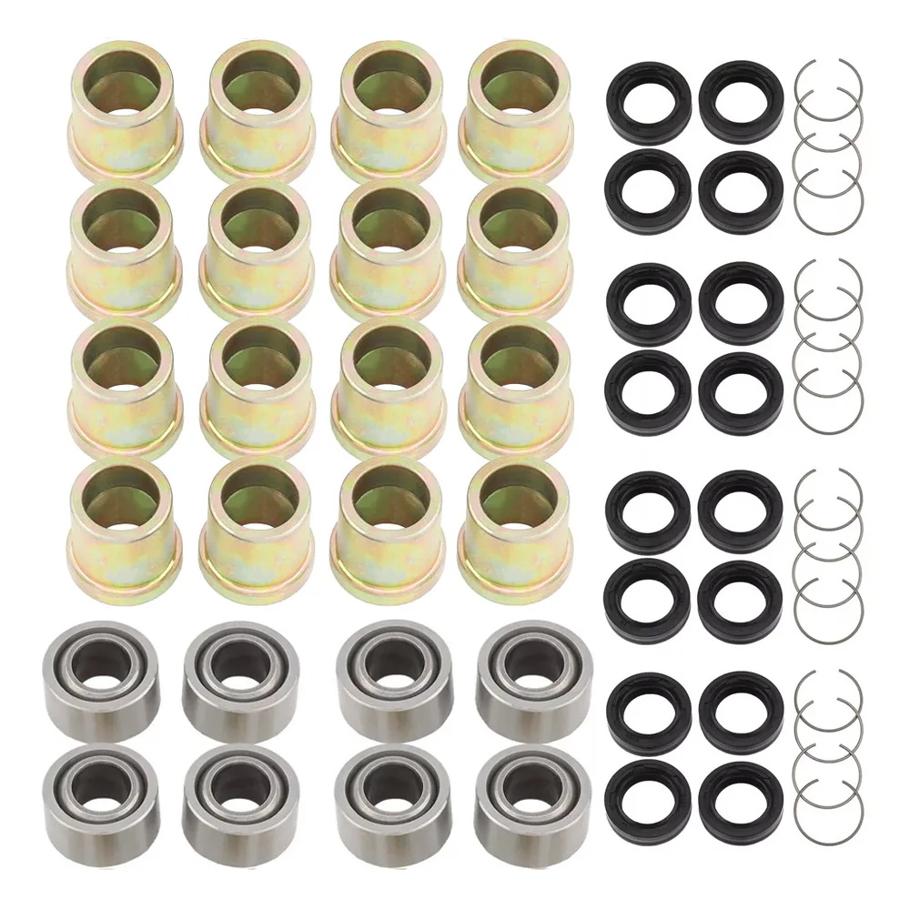 

56pcs Front Upper Lower Left Right A-Arm Bushing Pin Kit For Honda RX250X TRX300EX TRX400EX TRX450R