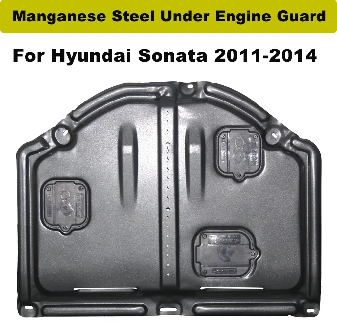 

For Hyundai Sonata 2011-2014Manganese Steel Under Engine Guard Protection Device Engine Bonnets Engine Shield Car Accessories.