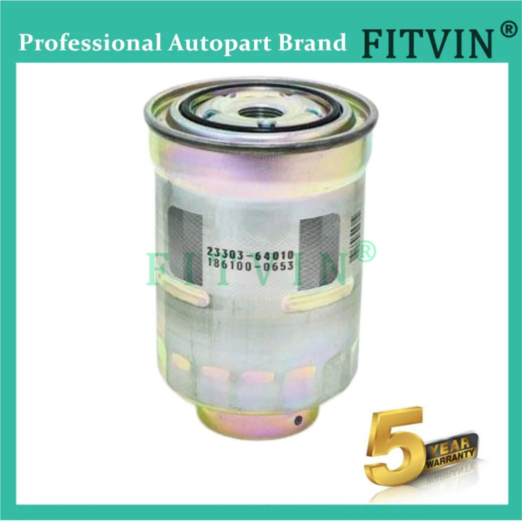 New Fuel Filter Element 23303-64010 2330364010 23303 64010 for TOYOTA HILUX HIACE 2WD 2L 3L 2KDFTV 1KDFTV KDN145 KDN165