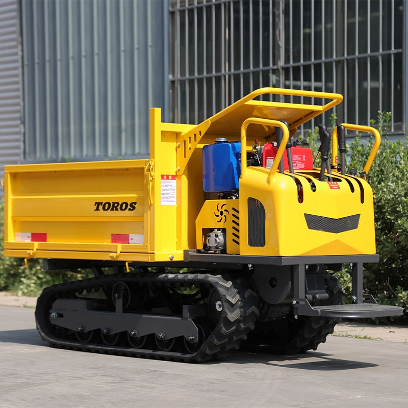 

Mini Small Agricultural Crawler Transporter 1 Ton Orchard Home Lift Dumper Dump Customized Truck Dumper Tractors Factory Price