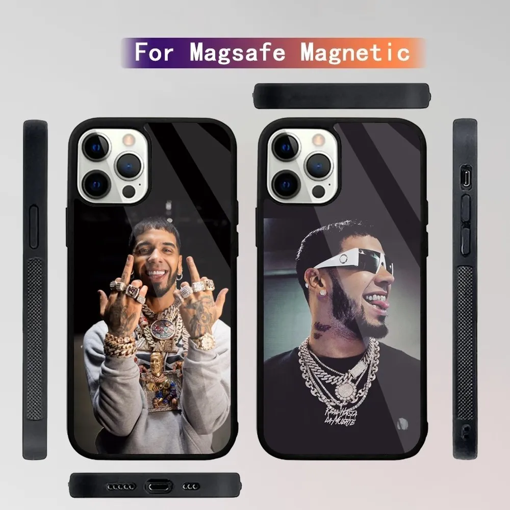 Rapper Anuel AA Phone Case For iPhone 15,14,13,12,11,Plus,Pro,Max Mini Magsafe Magnetic Wireless Charging