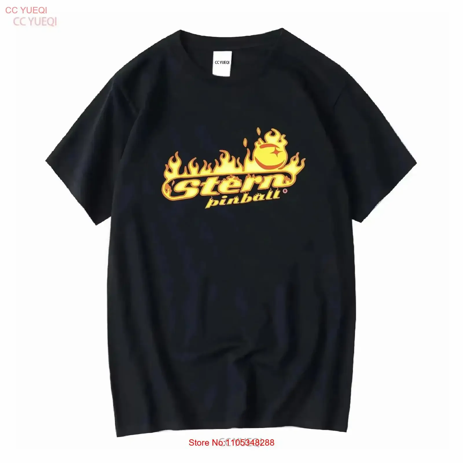 STERN PINBALL T Shirt Size XL vintage Washed designer clothes Breathable Casual graphic streetwear homme Slightly vintage