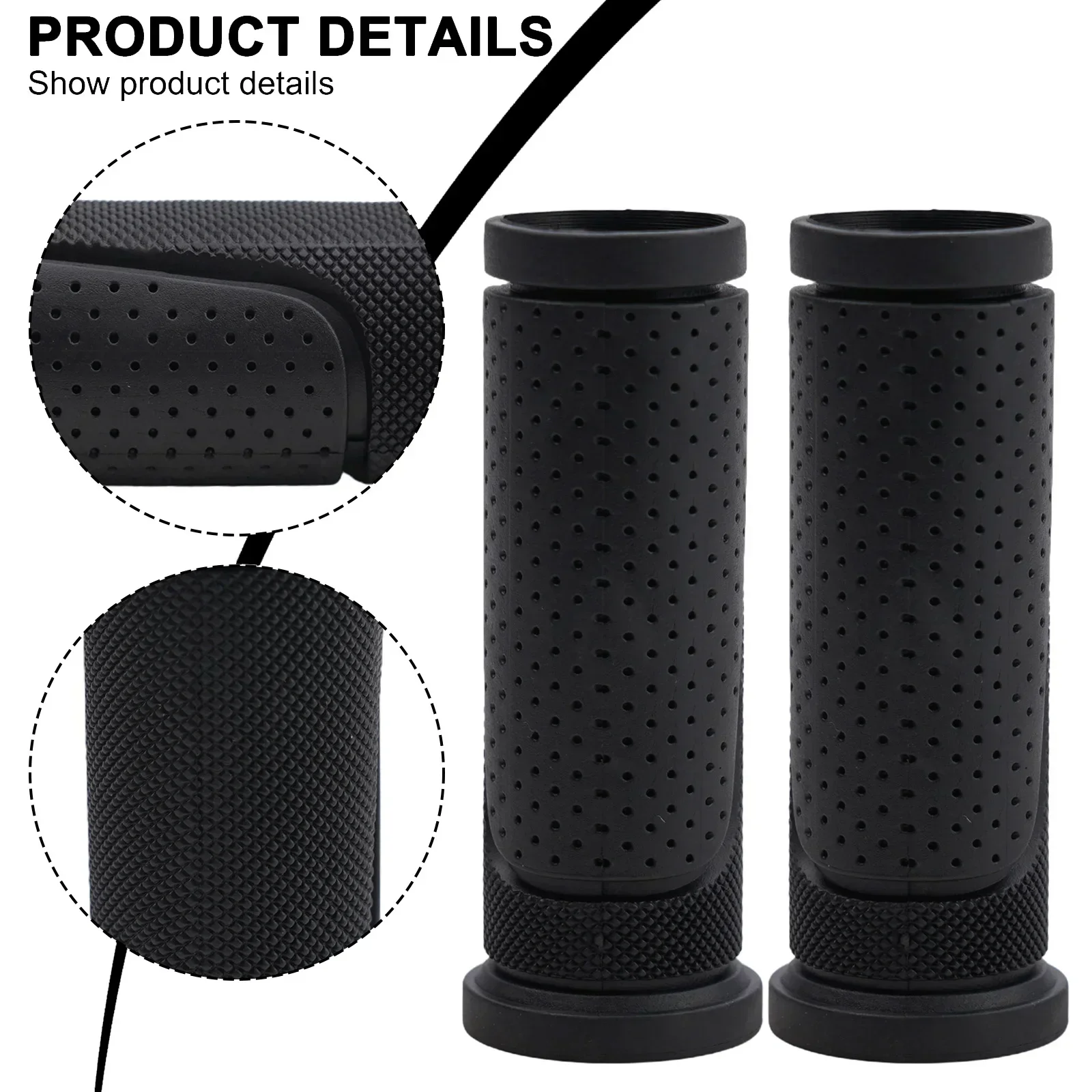 1 Pair Rubber Bicycle Grip Anti-Skid Shock Absorption Handlebar Grips Brake Grips Glove Handle Long/Short For Caliber 22.2mm Bar