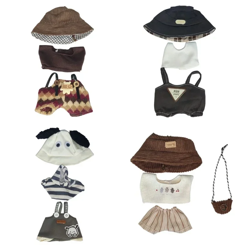 

Only Clothes For 15cm Labubu Dolls Change Clothing Mini Doll's Clothes Outfit Accessories Fashion Suit No Doll No Shoes