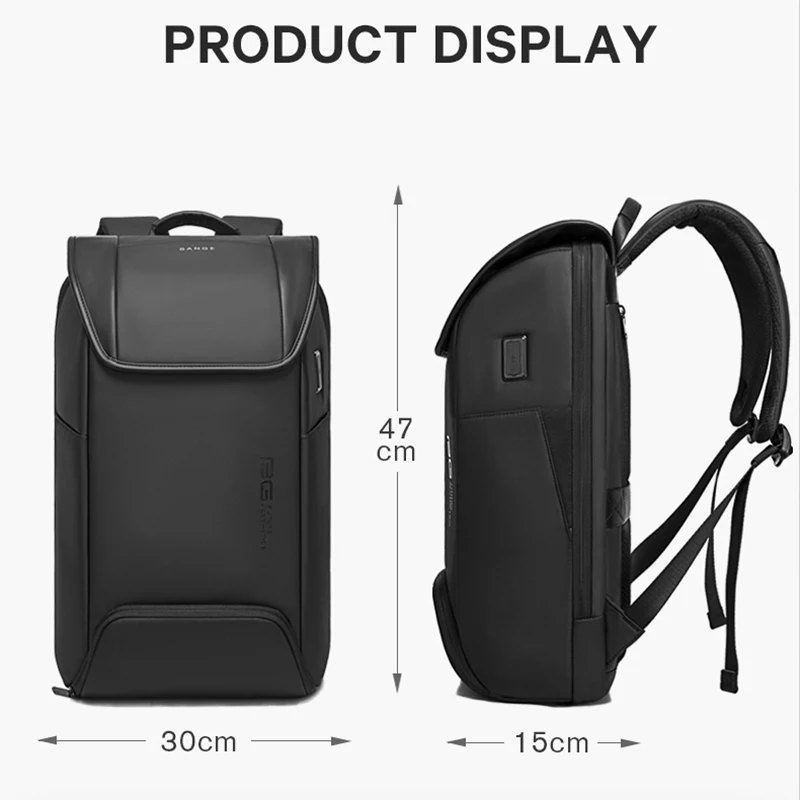 Backpack Men Anti theft Waterproof Laptop 15.6 Inch Daily Work Business Backpack USB Charging Fashion School Backpack Women Bag