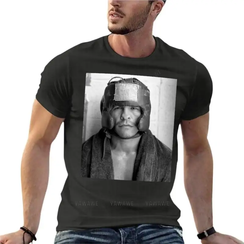 Camiseta de gran tamaño para hombre, ropa de calle de manga corta, de talla grande, a la moda, con dibujo de artista Gatti Thunder Classic Fighter Boxing Fan