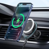 USAMS CD222 Car Wireless Charging Phone Holder Magnet Series For IPhone12-15 Full And Other