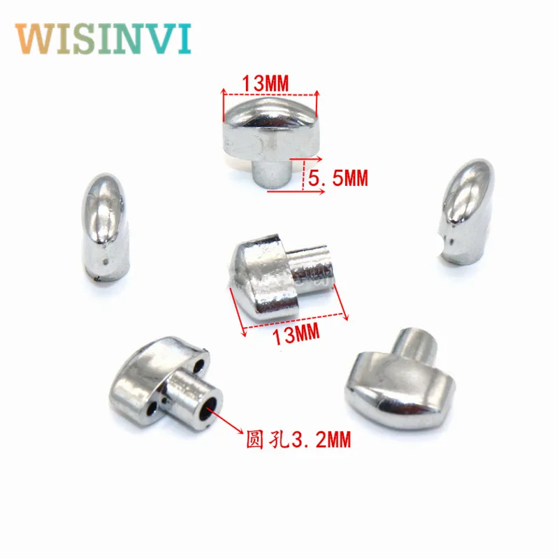 10pcs 13*13MM Plastic plating silver knob cap Tact Switch cap Electroplated soldering Switch cap circular hole 3.2mm