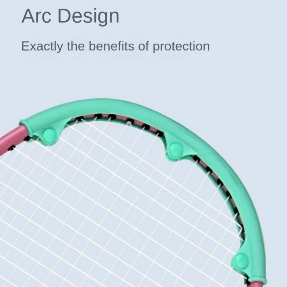 Çizilmeyi Önleyin Badminton Raket Kafa Kenar Koruyucusu Darbeyi Azaltın Aşınmaya Dayanıklı Raket Kafa Koruyucusu Kullanıcı Dostu Tasarım