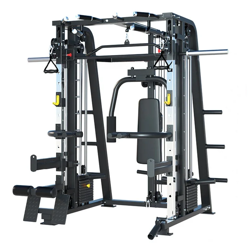 Single Multi-functional Trainer Large Comprehensive Fitness Equipment Body Building Smith Machine
