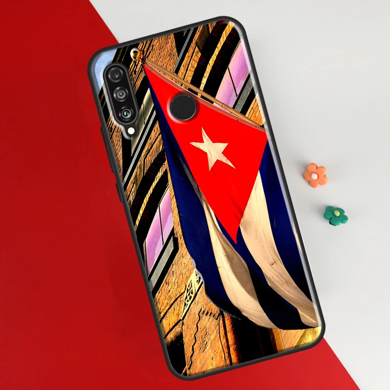 Cuba flag Art Cover For Huawei P30 Pro P50 P20 P40 Lite P Smart 2021 Nova 5T Case For Honor 50 8X 10i