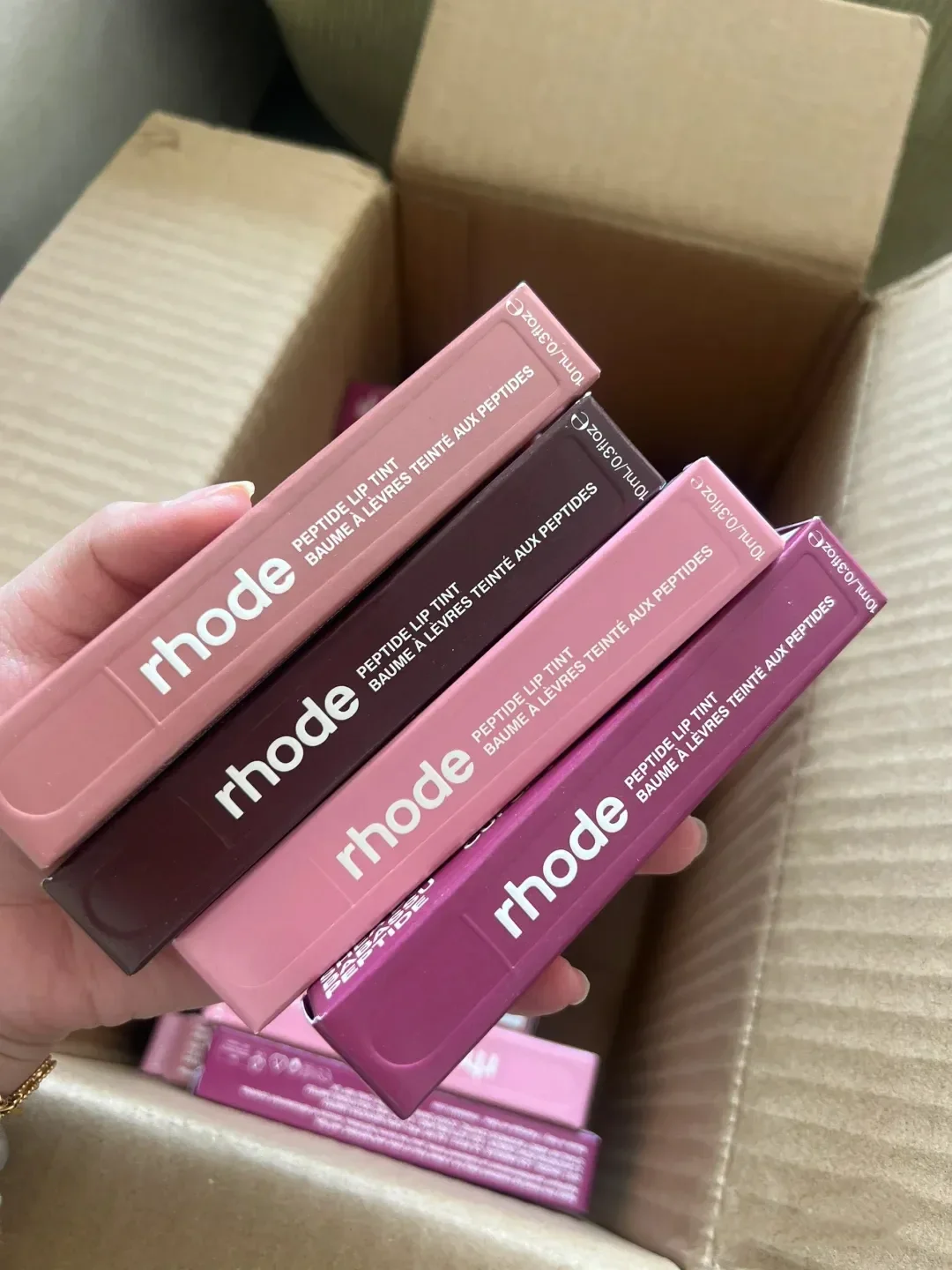 10ml Rhode Moisturizing Lip Mask Moisturizing Color Lipstick แก้ว Dudu ลิปเจลลิปบาล์มลิปสีปากดูแลริมฝีปาก