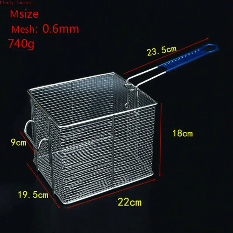 Stainless Steel Fryer Basket, French Fries, Fryer Frame, Square Oil Filter Screen, Electric Fryer, 81