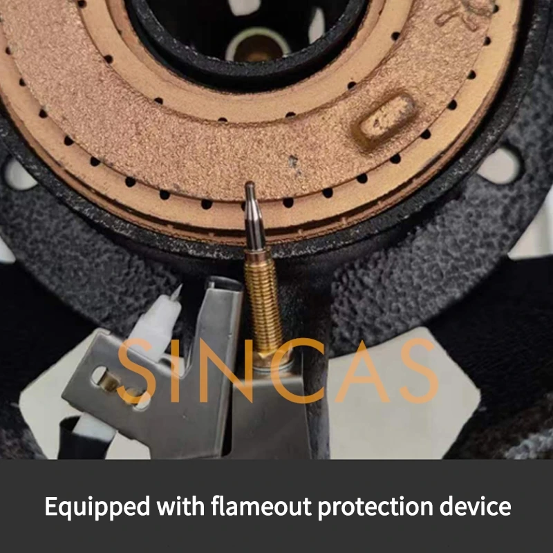 Fogão a gás comercial, baixa pressão, fogo feroz, fogo lento, fogo intenso, fogão único, gás natural, proteção contra falha de chama