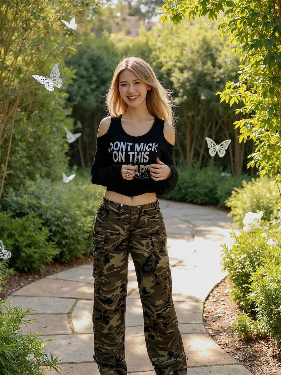 女性用ポケット付きパンツ ストレートレッグ ランタンスタイル レディース ルーズフィット コットンリネン 夏 涼しい 通気性 快適 カジュアル ハイ