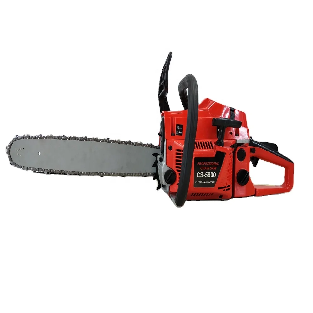 New Bestselling Wood Cutting Chainsaw 2200W 2-Stroke Gasoline Chainsaw 52CC 3/8 0.325 Chainsaws