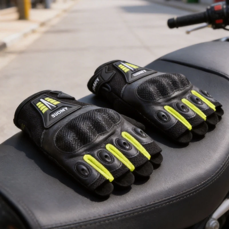 

Мотоперчатки SUOMY Half Finger летние, дышащие, противоскользящие, с защитой от падений, для мужчин и женщин, для мотоциклов и велосипедов