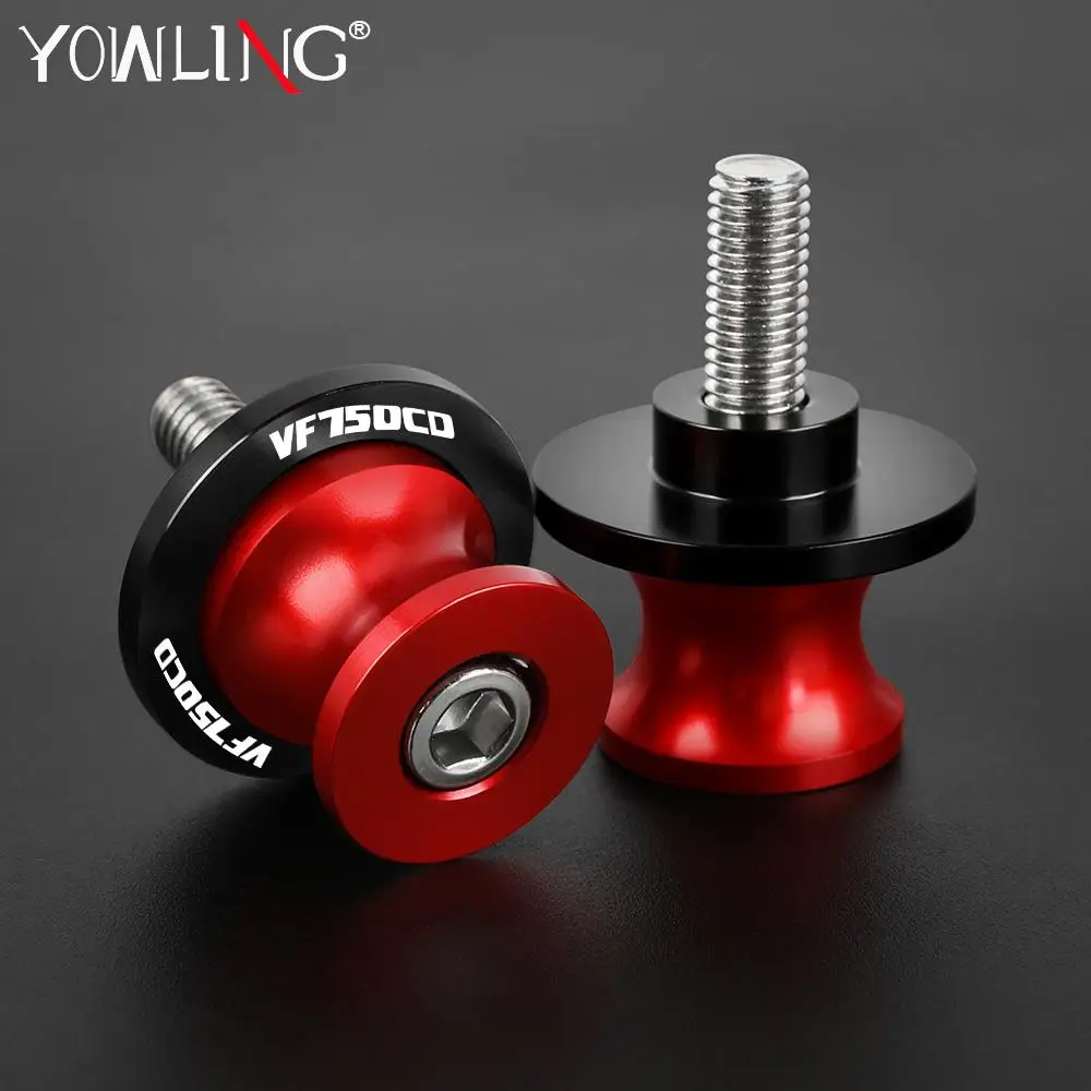 

For HONDA VF750CD VF 750 CD 1997 1998 1999 2000 2001 2002 2003 2004 2005 Accessories Swingarm Spools Slider Rear Stand Screws